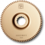 Brzeszczot z węglików spiekanych z otwartymi ząbkami / Ø 105 mm Szerokość linii cięcia 1,2 mm - Fein