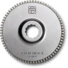 Diamentowy brzeszczot segmentowy z otwartymi ząbkami / Ø 105 mm Szerokość linii cięcia 1,2 mm - Fein