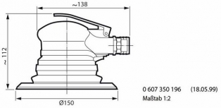 Szlifierka mimośrodowa 150mm/12000/5mm - Bosch